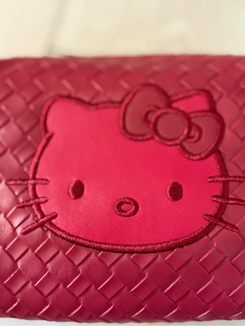 Hello Kitty Red Woven Cosmetic Pouch - Send me your offers!!